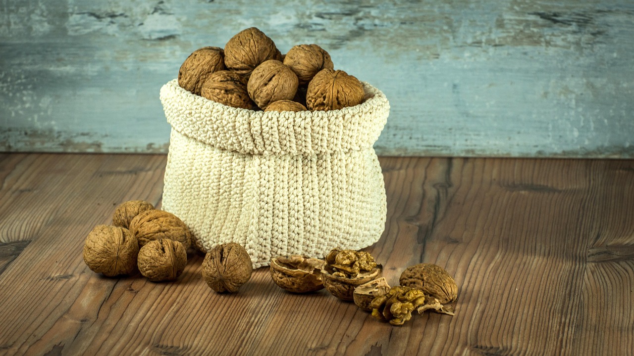 Lightweight fabric reusable snack bag filled with pretzels for dry snacks