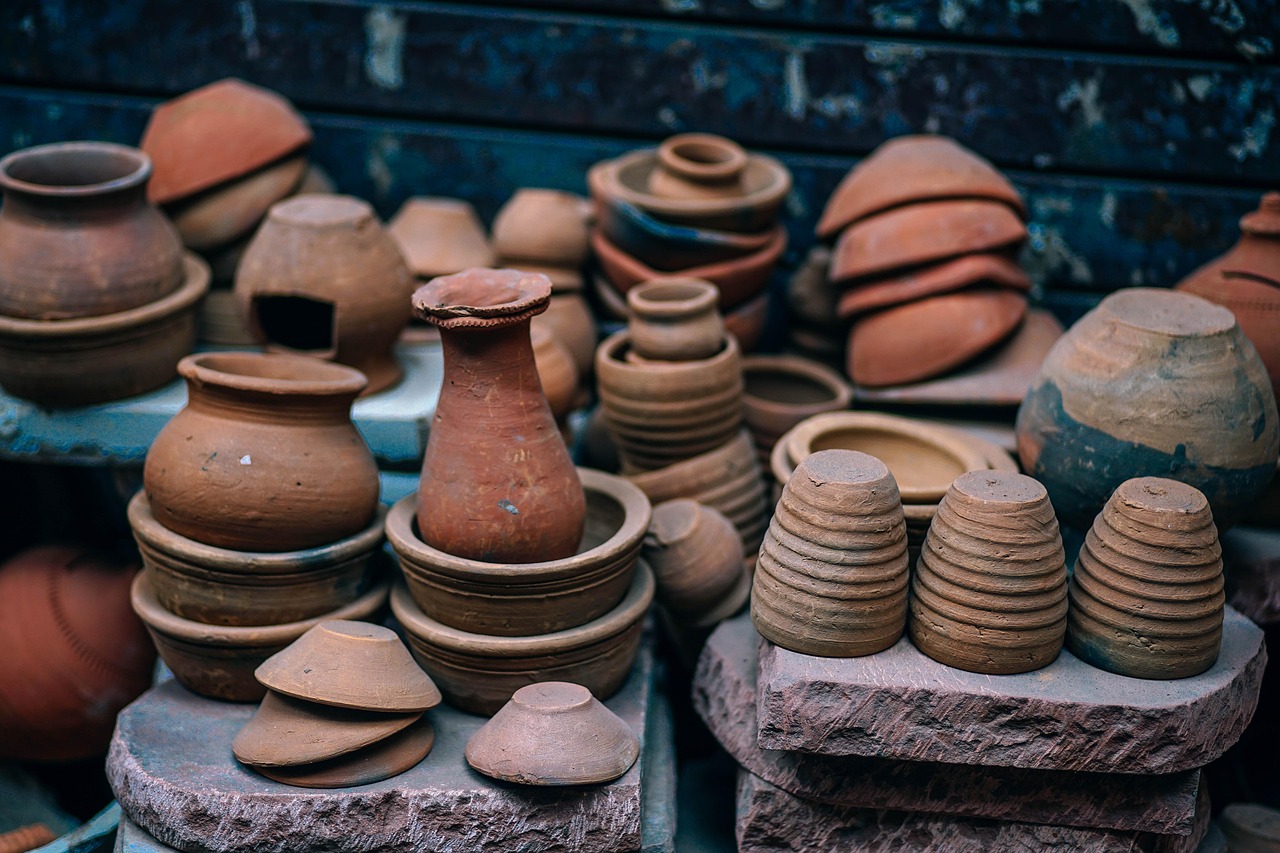 ancient, pottery, pots, clay, antique, art, artisan, artistic, brown, ceramic, crafts, culture, handcraft, handicraft, h